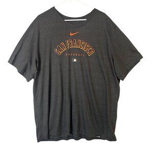 Nike San Francisco Baseball Gray T-Shirt Mens 3XL Authentic Collection GUC